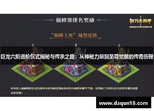 巨龙六阶进阶仪式揭秘与传承之路：从神秘力量到至尊觉醒的传奇历程