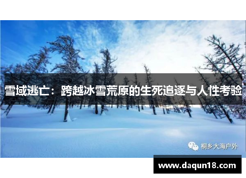 雪域逃亡：跨越冰雪荒原的生死追逐与人性考验